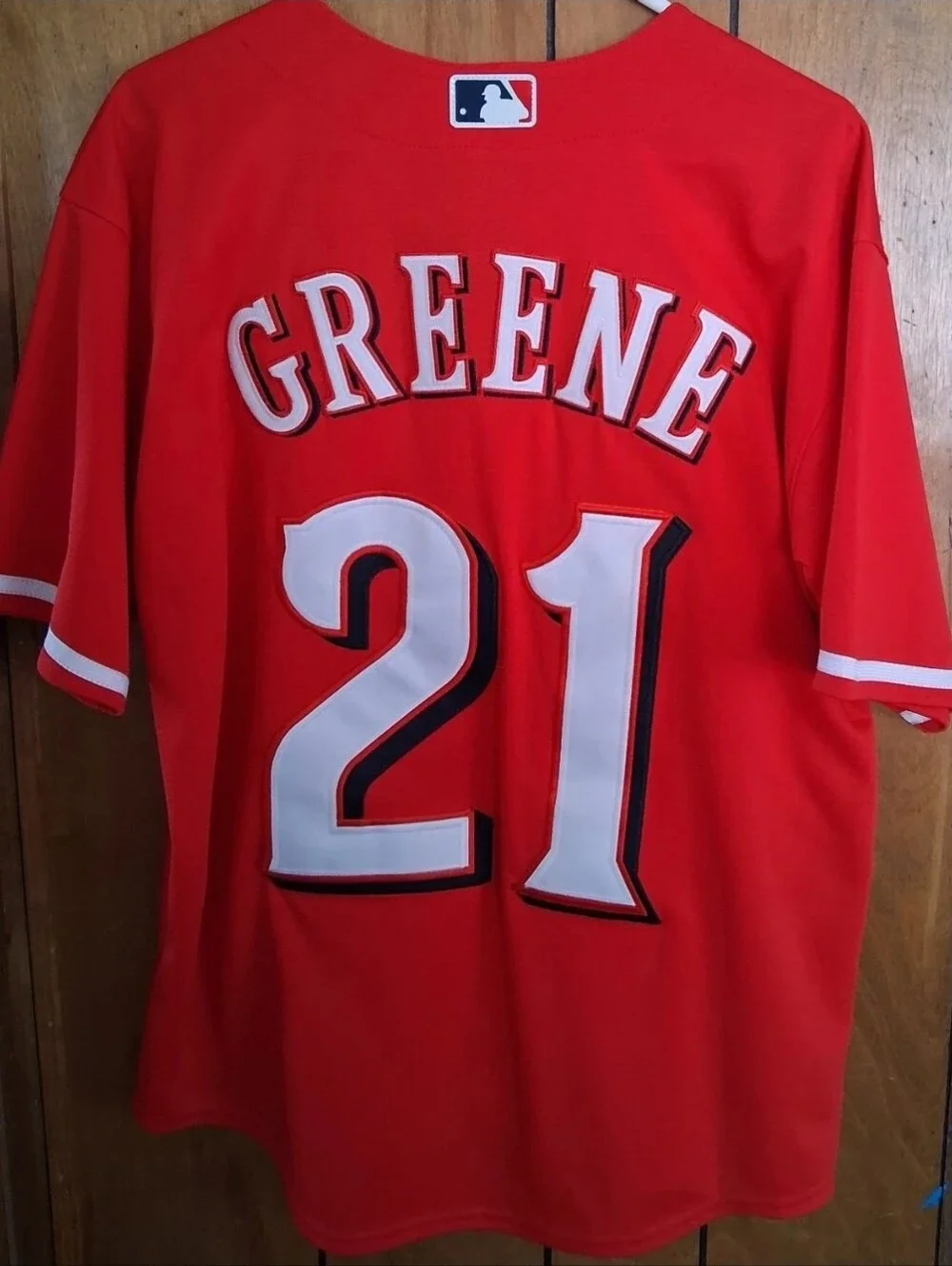 Mystery Sports Card With Hunter Greene Small Jersey Cincinnati Reds